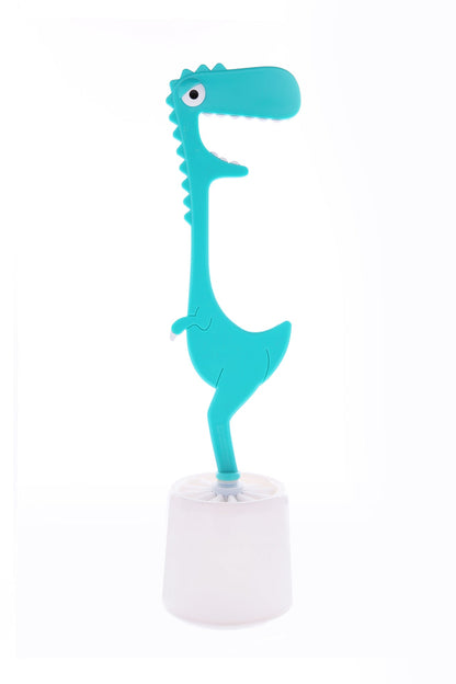 Toilettenbürste mit Dinosauriermotiv