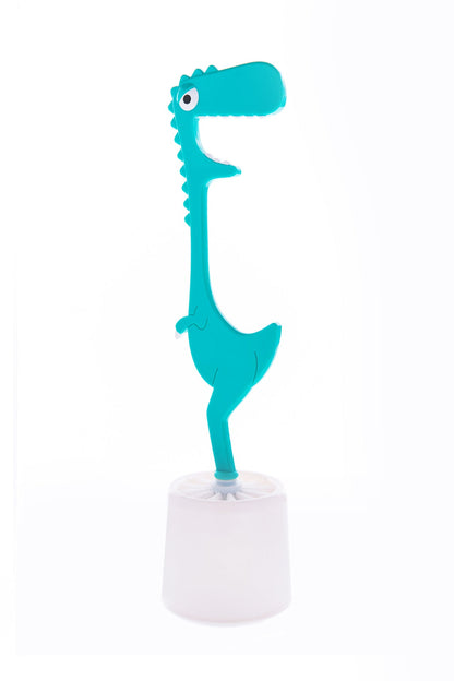 Toilettenbürste mit Dinosauriermotiv