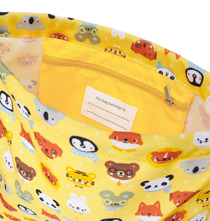 Sac à cordons enfant - Amis des animaux – vue 5 – A Little Lovely Company