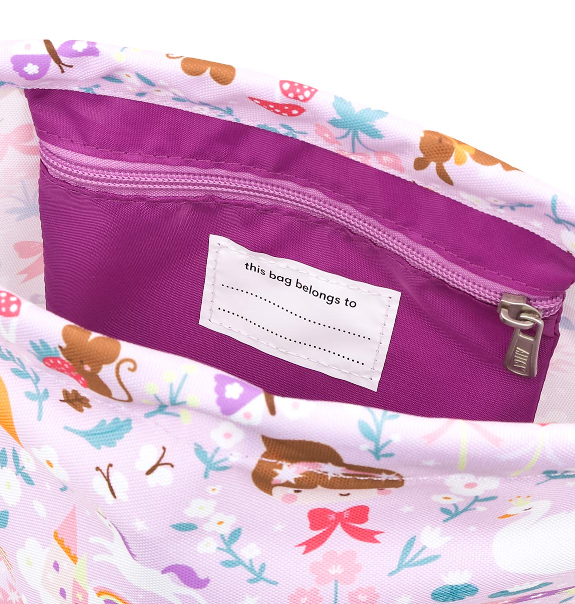 Sac à cordons enfant - Princesses – vue 5 – A Little Lovely Company