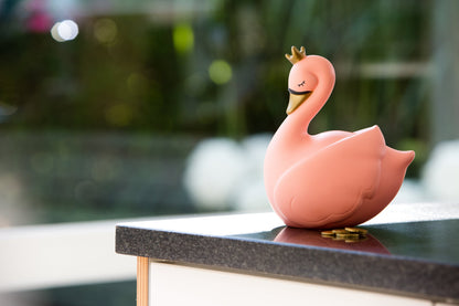 White lady piggy bank