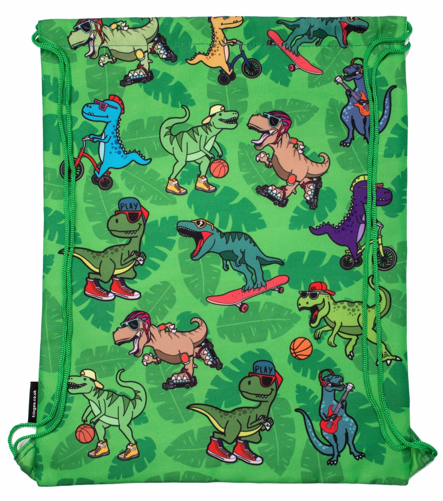 Sac à cordon – dinosaure bleu