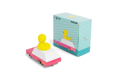 Voiture en Bois Candycar World - Canard Jaune