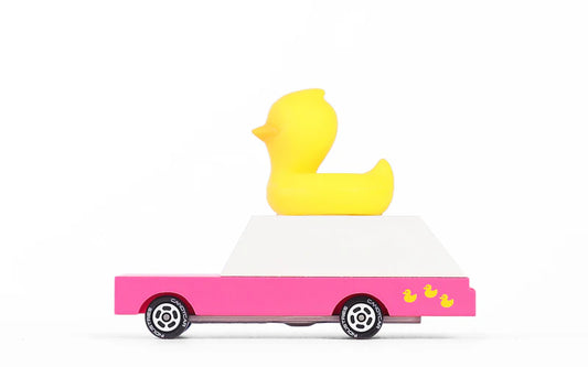 Candycar World Wooden Car - Yellow Duck