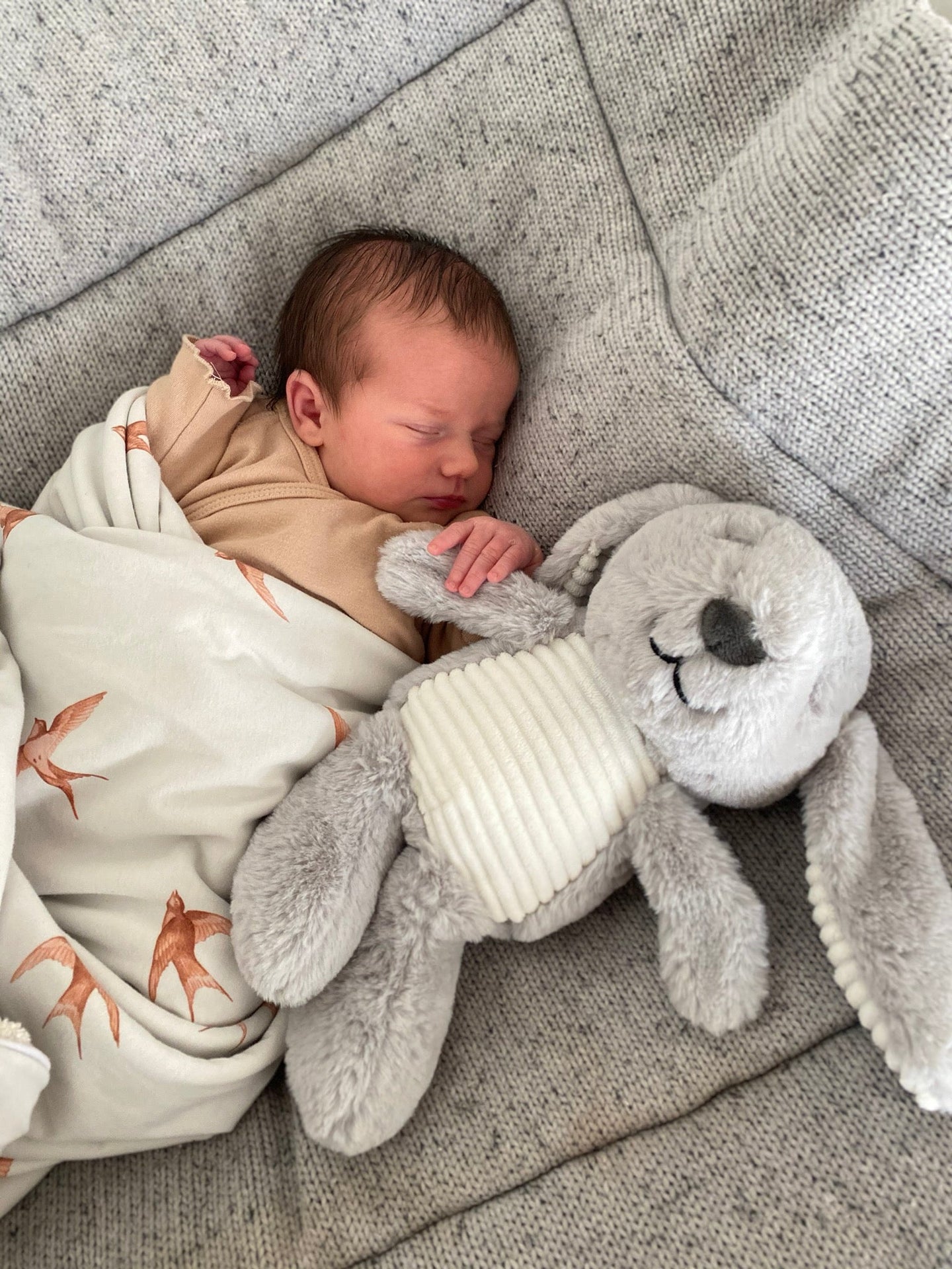 Milo White pluche witte ruis