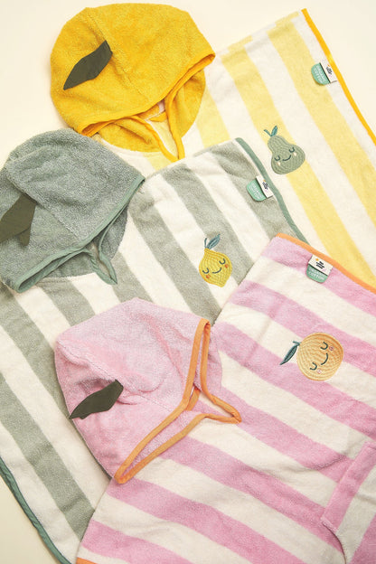 Poncho à capuche Mandy Mandarin