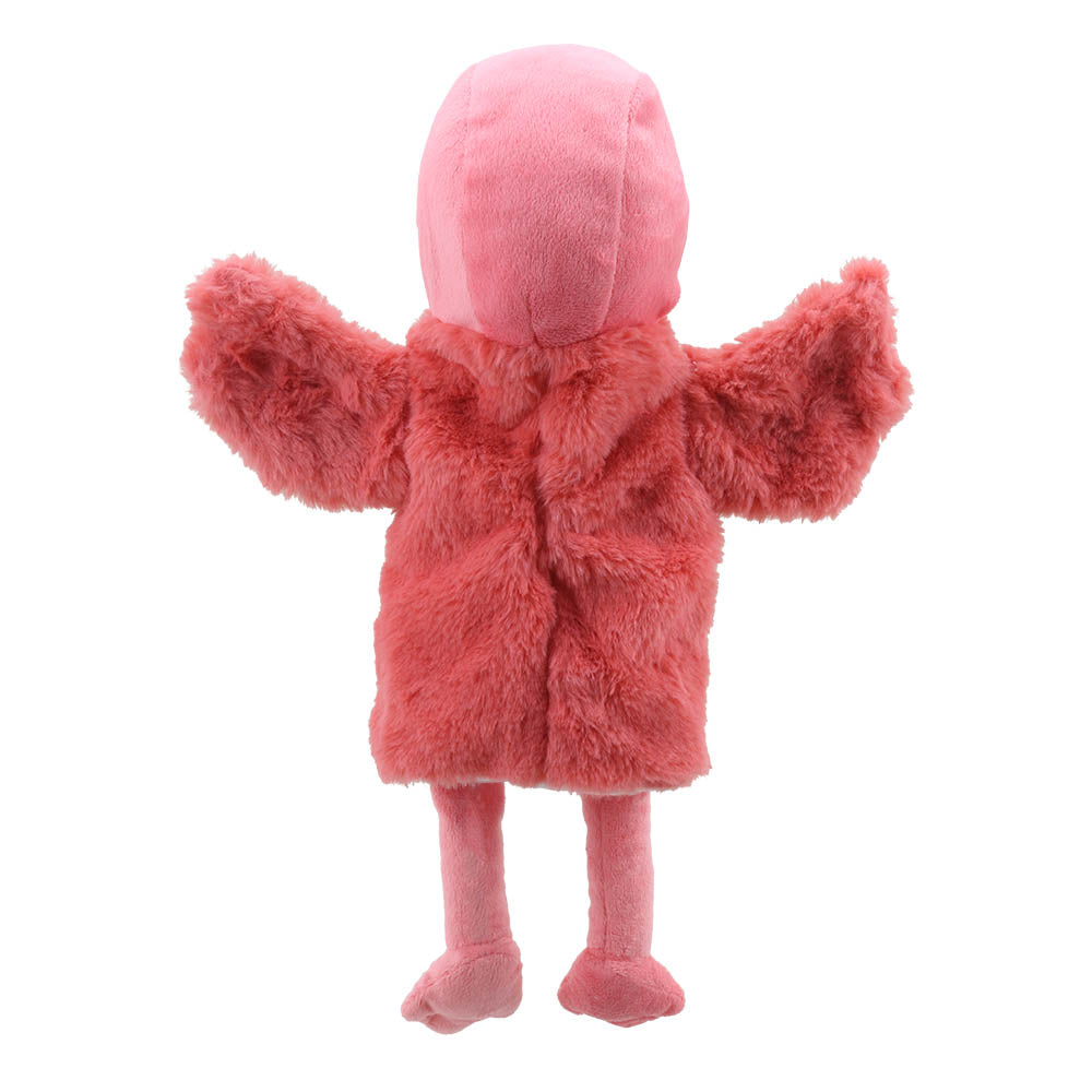 Pink Flamingo Plush – ECO Buddies Puppet – Animals