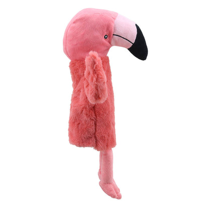 Peluche Flamant rose – Marionnette ECO Buddies – Animaux