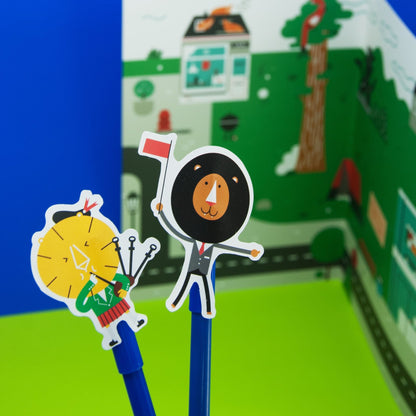 Giant Poster Sticker kleurplaten