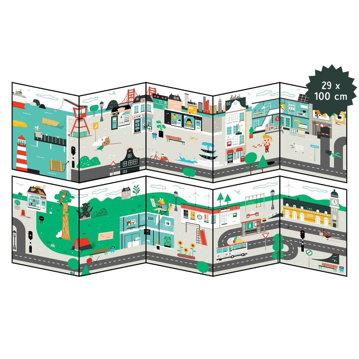 Giant Poster Sticker kleurplaten