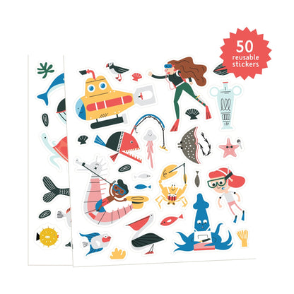 Giant Poster Sticker kleurplaten