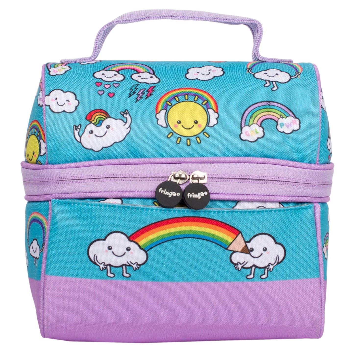 Retro Sac repas arc-en-ciel World