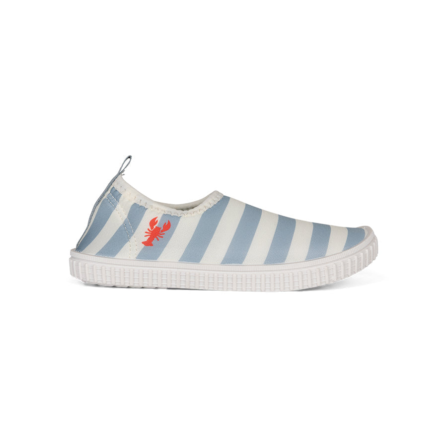 Chaussures aquatiques pour enfants - Bleu/Blanc - Homard Raie - Taille 19-29