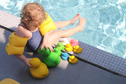 Elvis le Canard Vert – Jouet de bain et dentition bébé – vue produit 32