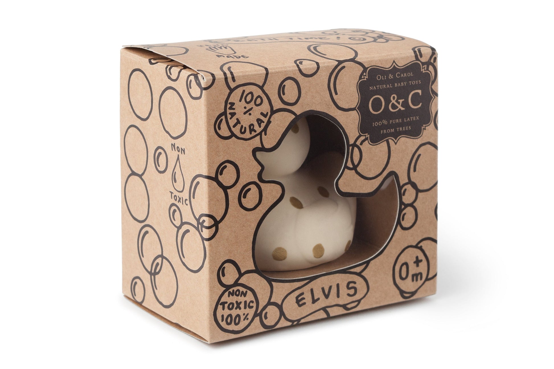 Produit Elvis Le Canard Pois Dorés Kawaii