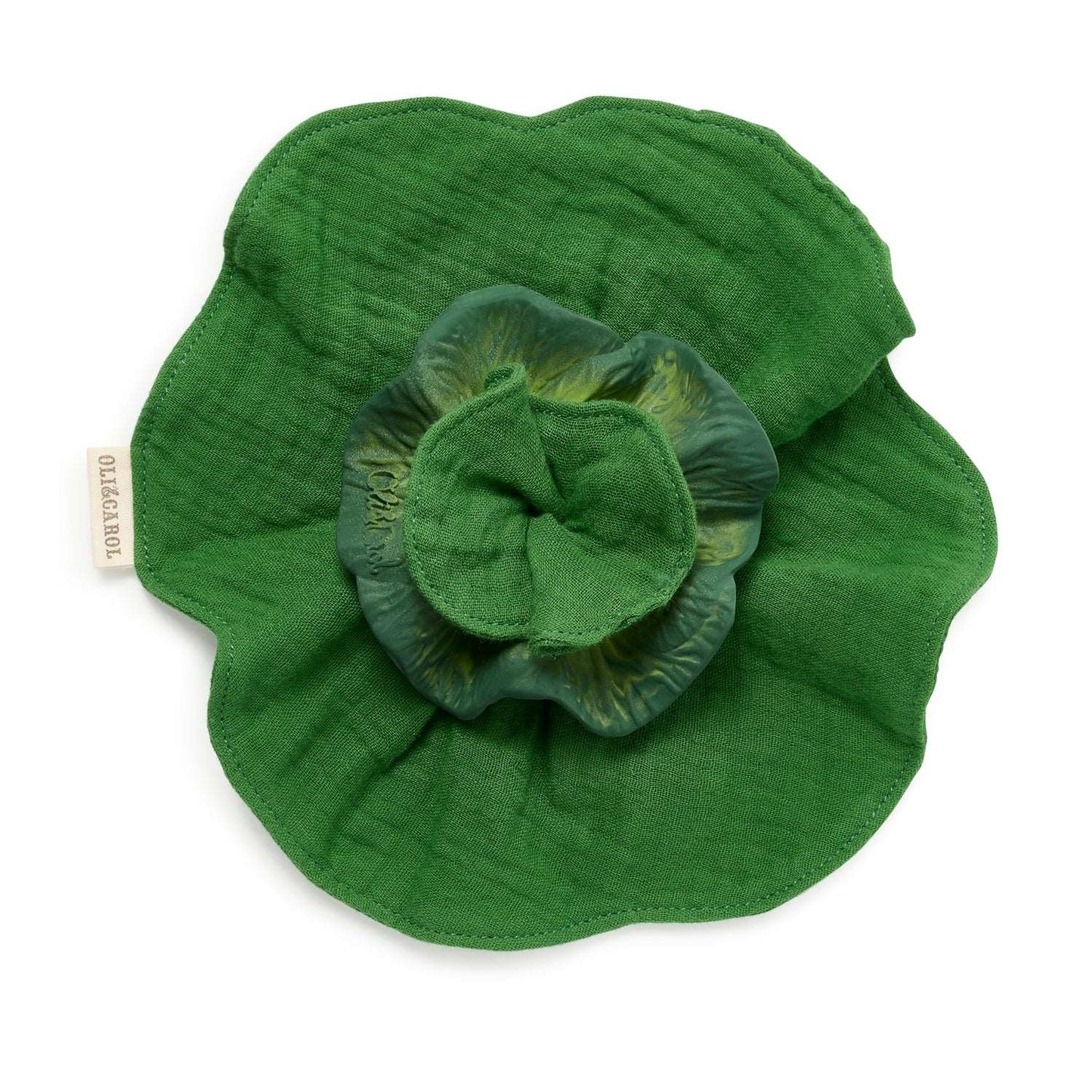 Kendall le Chou kale – Mini doudou de dentition bébé