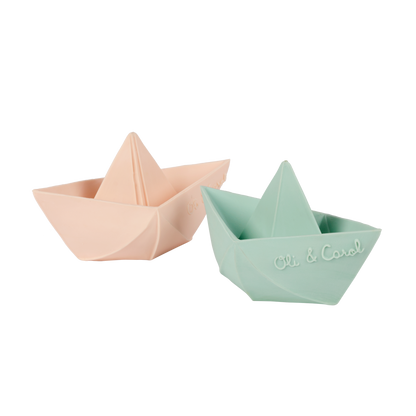 Produit Bateau Origami Menthe Idée Cadeau