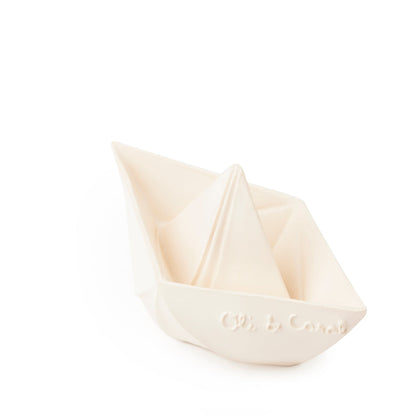 Bateau Origami Blanc – Jouet de bain et dentition bébé – vue produit 3