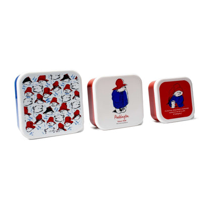 Set of 3 Paddington snack boxes
