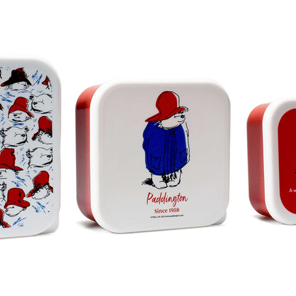 Set of 3 Paddington snack boxes