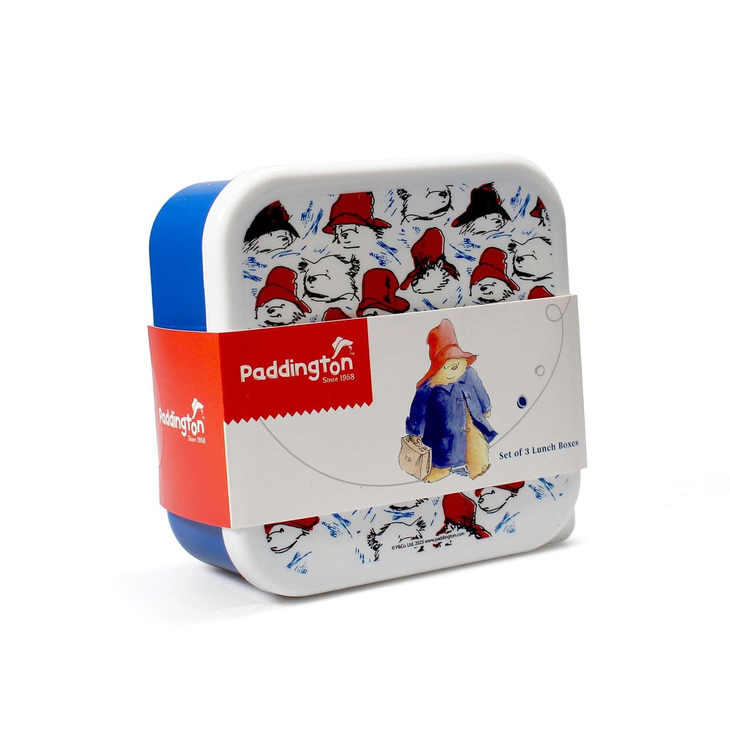 Set of 3 Paddington snack boxes