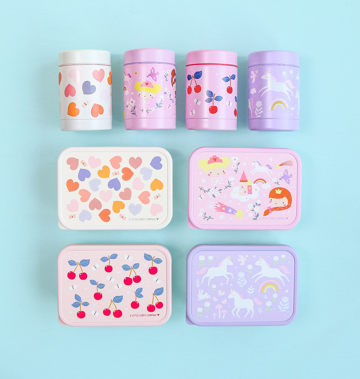 Boîte à déjeuner en inox - Princesses – vue 8 – A Little Lovely Company