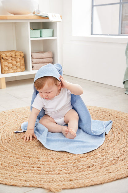 Cape de bain Dino Rexi - 80 x 80 cm – mise en situation