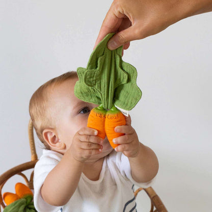 Cathy la Carotte – Mini doudou de dentition bébé – vue produit 8
