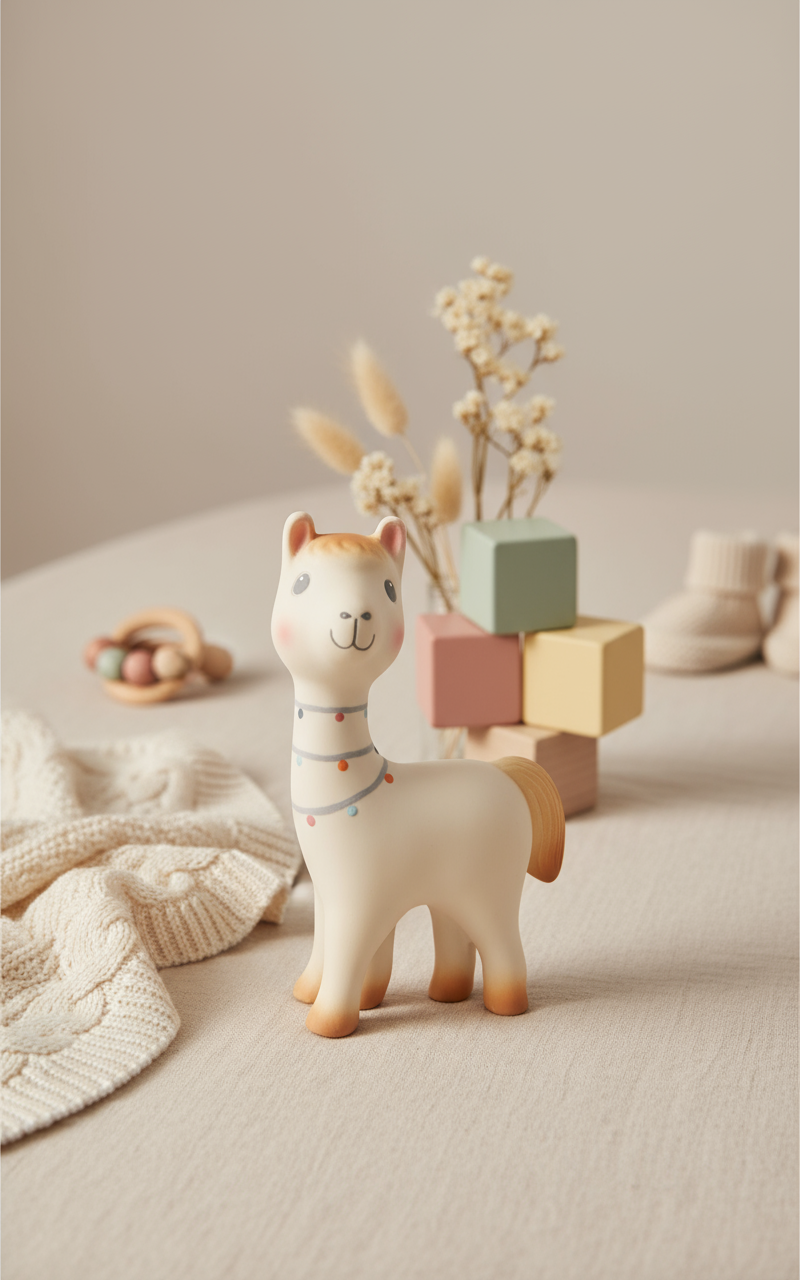 Lilith die Lama-Rassel