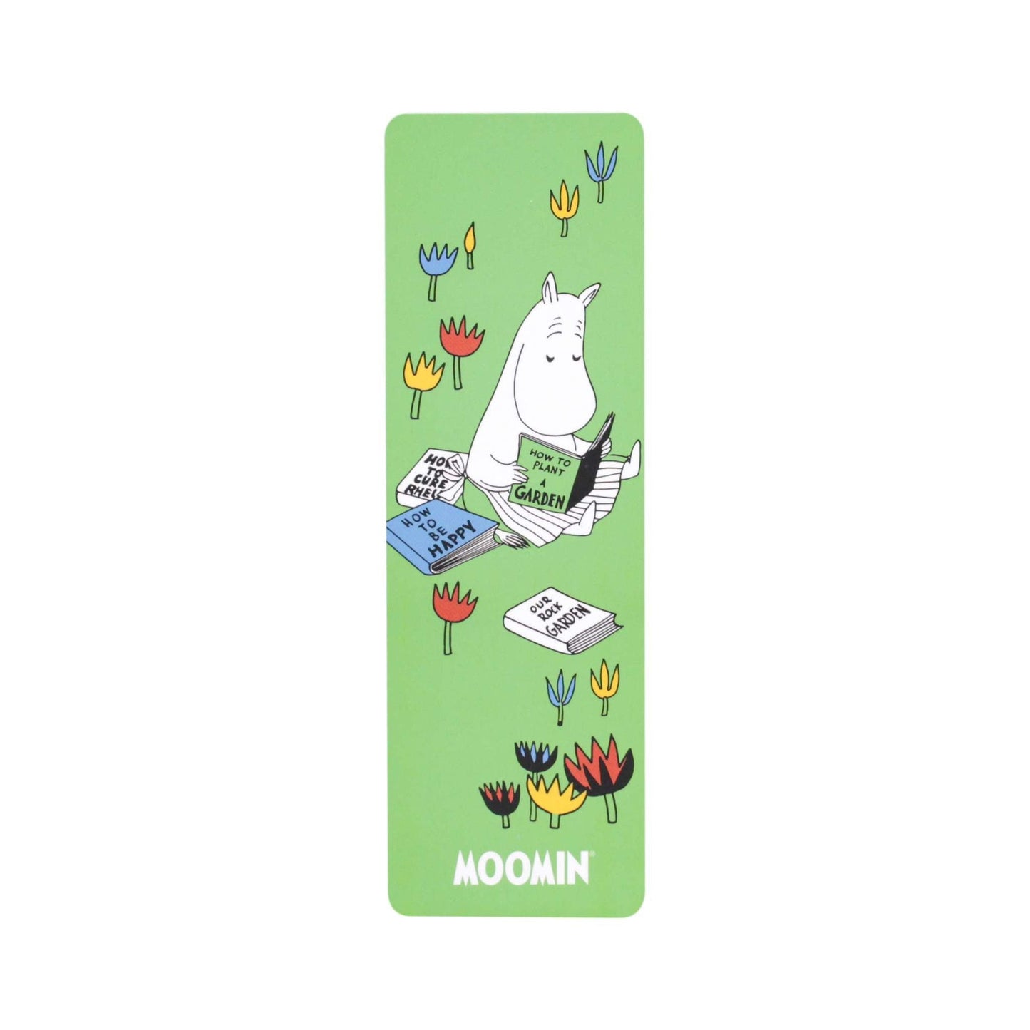 Marque-page papier Moomin - Gardening Picnic Reading