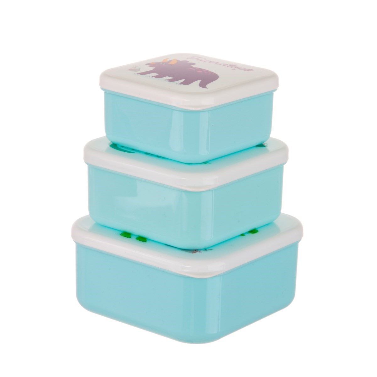 Brüllende Dinosaurier-Lunchboxen – 3er-Set