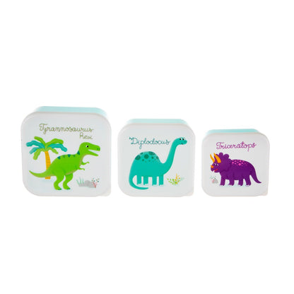 Brüllende Dinosaurier-Lunchboxen – 3er-Set
