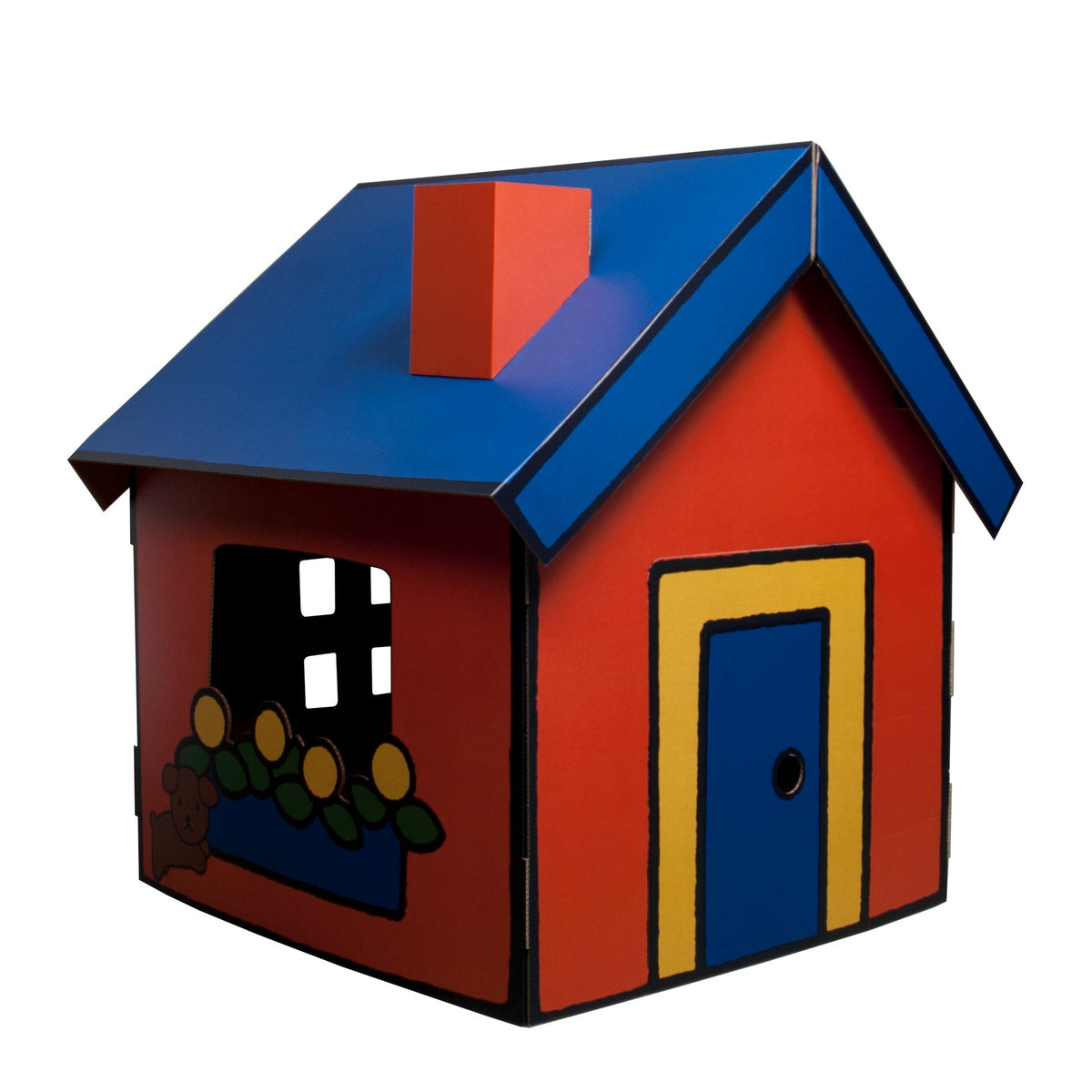 Miffy Rabbit Cardboard Playhouse