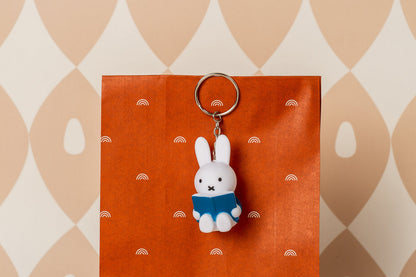 Miffy Rabbit Book Keychain