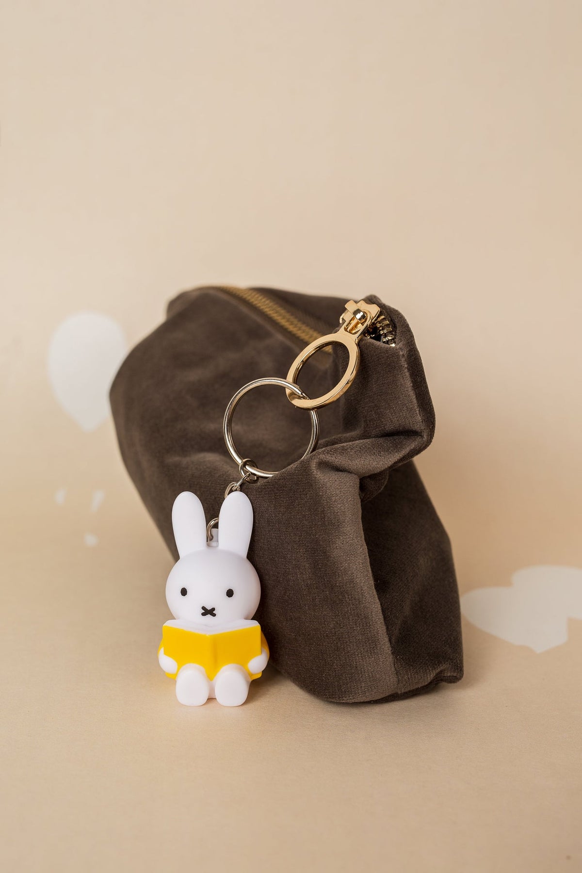 Miffy Rabbit Book Keychain