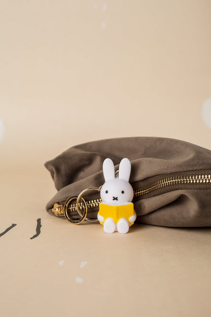 Miffy Rabbit Book Keychain