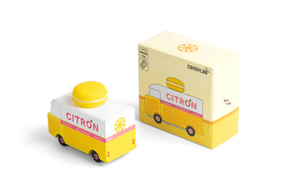 Camionette en Bois Candycar World - Van Macaron Citron