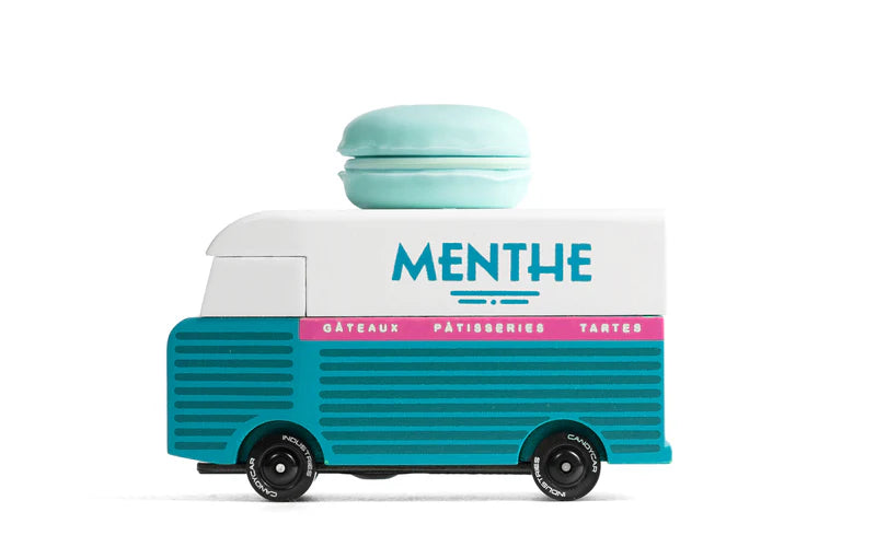 Candycar World Wooden Van - Mint Macaron Van