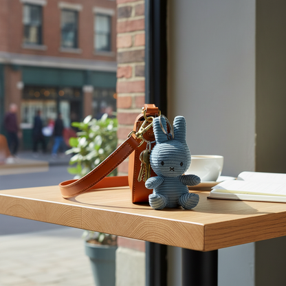 Miffy Rabbit Corduroy Keychain