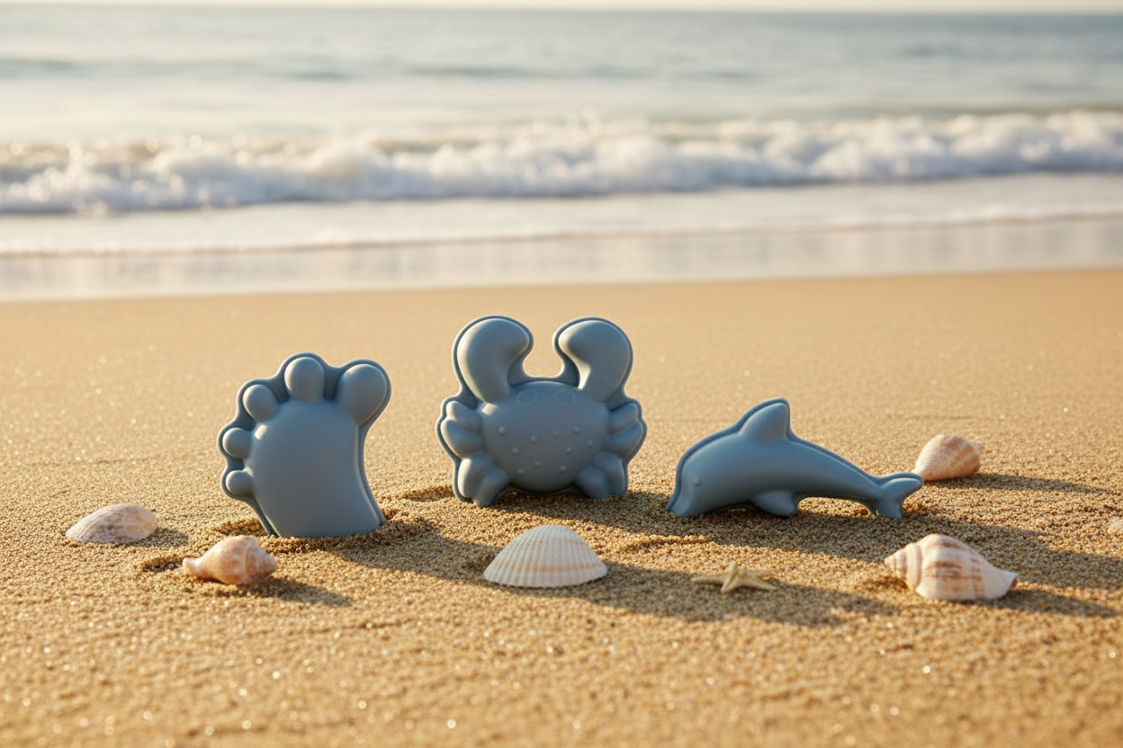 Moules de Sable Bleu Canard