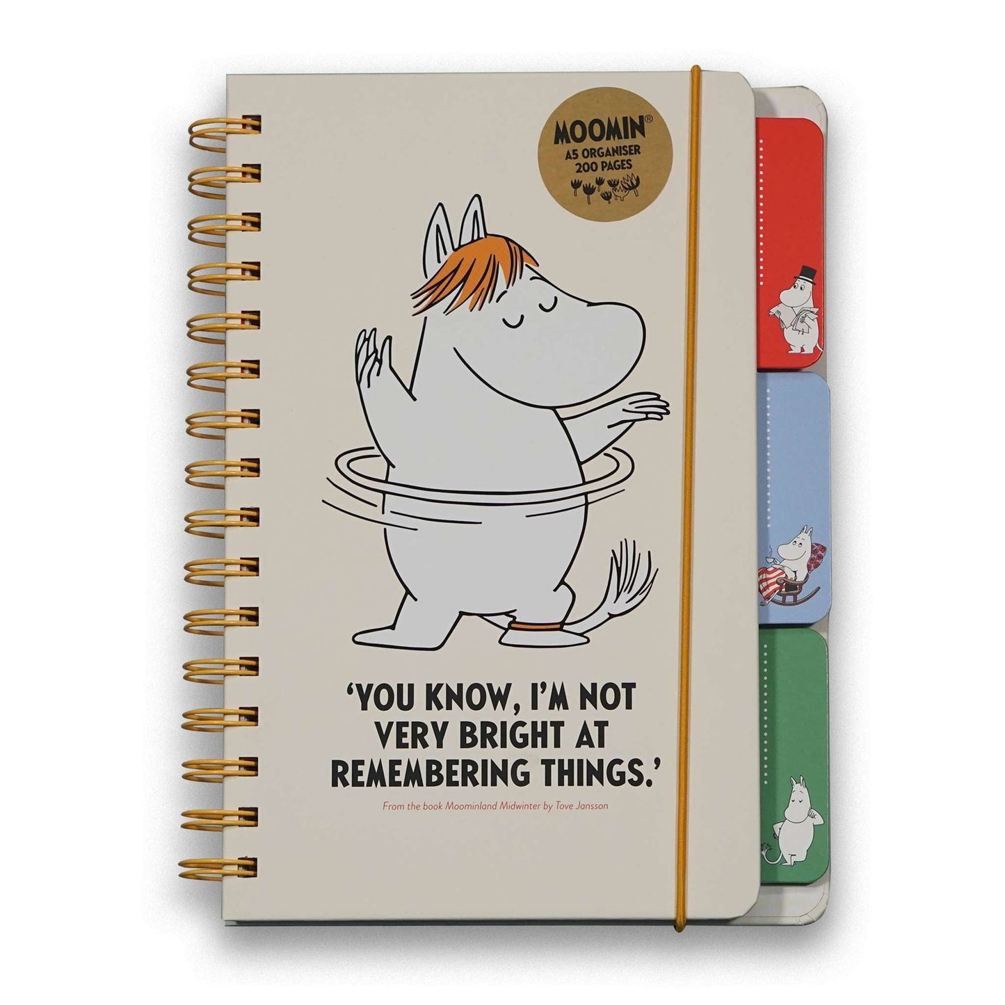 Carnet Moomin - spirale A5 In a Spin
