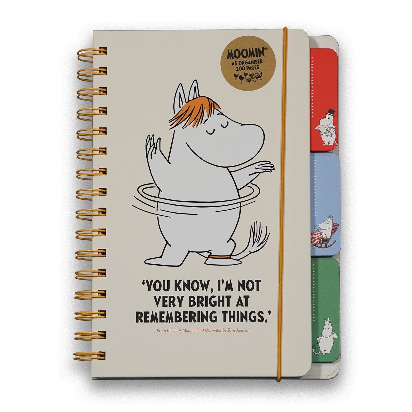 Carnet Moomin - spirale A5 In a Spin