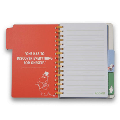 Carnet Moomin - spirale A5 In a Spin
