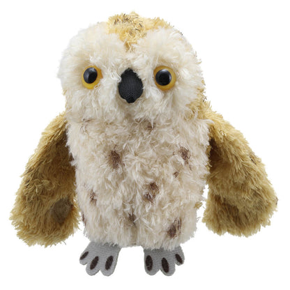 Owl Plush – Fawn – Finger Puppet