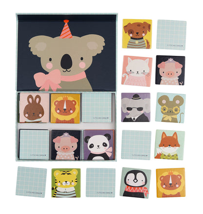 Jeu de mémoire - Amis des animaux – vue 6 – A Little Lovely Company