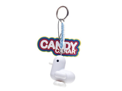 Candy White Duck Keychain