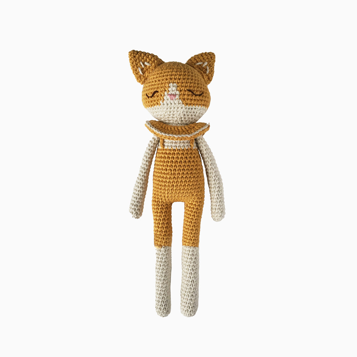 Doudou Chat Ocre Patti Oslo - OFCK.fr