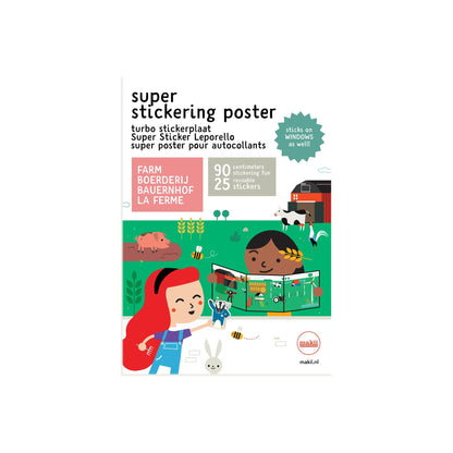 Coloring Poster Sticker