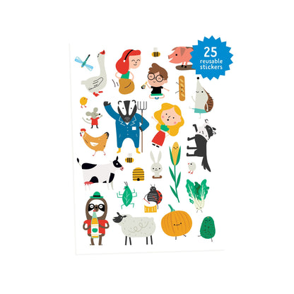 Coloring Poster Sticker