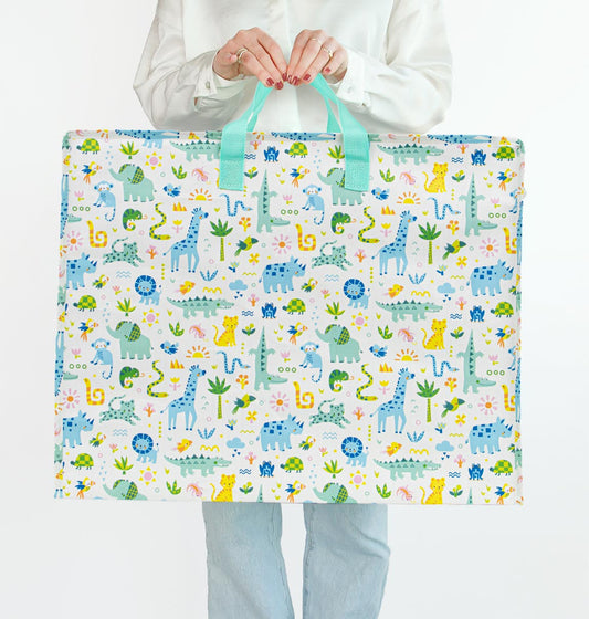Grand sac de rangement XL - Jungle – vue 2 – A Little Lovely Company